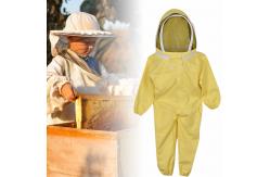 China Apiculture Vented Beekeeping Clothing Suits ventilated Cotton Child Size Bee Suit Kids with Round Veil supplier