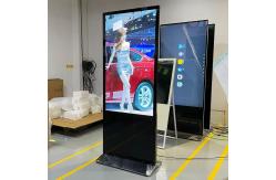 China Multi language Floor Standing Digital Signage Touch Screen Kiosk Advertising Video Player supplier