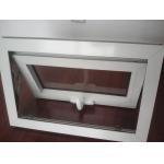 Heat Insulation PVC Awning Window White UPVC Double Glazed Windows