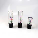 Flower Resin Stick Shift Knob , Transparent Gear Knob Car Accessory