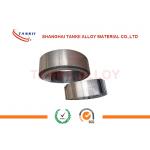ISO FeCrAl Alloy strips / flat wire with oxidized color for air heating cassettes for sale