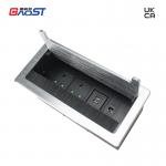 Hidden Concealed Electrical Flip Up Conference Electrical Socket For Conference Room Workspace for sale