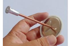 China Self Extinguishing Insulation Clips With Plastic Coating Use To Fasten Cd Weld Pins supplier