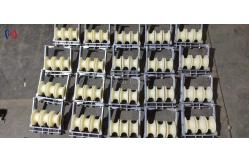 China Three Nylon Sheaves Overhead Line Conductor Stringing Blocks Stringing Of Transmission Line supplier