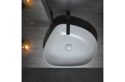 China 580*470*140mm Irregularity Sanitary Ware Basin With Base Stand supplier
