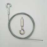 Acoustic Panel Hanging System With Adjustable Cable Grippers 1.5mm Wire Rope for sale