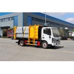 4x2 Drive 6CBM Dongfeng Waste Compactor Truck With Back Mounted Bucket