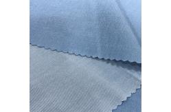 China No Fade Spring Summer Fabrics Rayon Poly Imitation Denim Pants 210gsm 6.2oz supplier