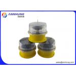 Runway Edge Lighting / Solar Powered Runway Lights Recyclable Batteries for sale