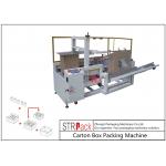 High Capacity Carton Packing Machine / Case Erector Machine For Bottle Filling Line for sale