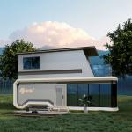 Futuristic Capsule House Price 2 Bedroom Prefab Capsule House for sale
