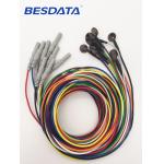 EEG Silver Cup Electrodes Wire with 1.5 DIN Plug Assorted Colors Package for sale