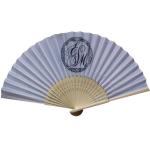 Promotional Rave Fan Bamboo Customized Hand Fans Nylon Fabric For Party for sale