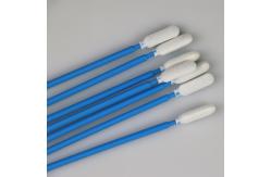 China Cleanroom Polyurethane Foam Swab With 6.5 Long Handle supplier