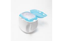 China Square PET Plastic Washing Beads Packaging Storage Jar With PP Cap supplier