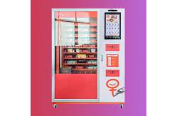 China Heated Hot Food Pizza Hamburger Sandwich Vending Machine Automatic With Touch Screen supplier