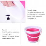 580g 10L Capacity Round Foldable Collapsible Bucket