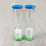 One Minute Five Minute Hourglass Sand Timer Plastic Modern Style for sale
