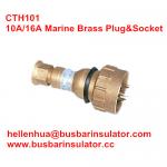10A/16A marine brass plug&socket CTH101 high current brass electrical plug in bulk for sale
