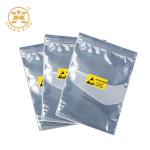 Plastic Electronic Circuit Moisture Proof Packaging Anti Static Ziplockk Bags Electrostatic Proof for sale