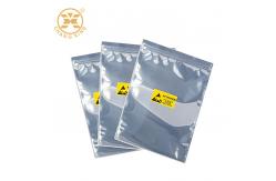 China Plastic Electronic Circuit Moisture Proof Packaging Anti Static Ziplockk Bags Electrostatic Proof supplier