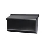 Black Powder Coating Townhouse Steel Wall Mount Mailbox for Bending and Punching Process for sale