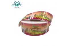 China Dissolvable Safe Condiments Food And Beverage Labels Food Grade Adhesive Labels Roll supplier