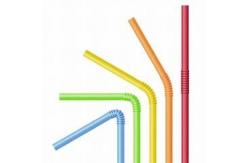 China Compostable Biodegradable Pla Plastic Pointed Straw With Letter Wheat Straw supplier