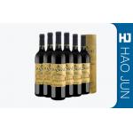 Custom Printed RCardboard Wine Tubes , Wine Bottle Gift Tube For Shipping for sale