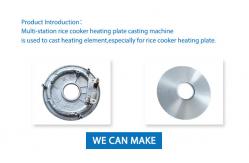 China Multi Station Automatic Die Casting Machine For Rice Cooker Heating Plate supplier