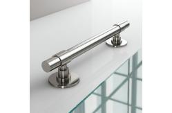 China Durable Stainless Steel Handrails with Round Cover Plate for Glass Balustrades supplier