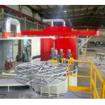 High Stability Turret Roll Molding Machine Metal Roto Moulding Machine