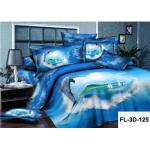 3D Printed Floral Sheet Set 100% Cotton Bedding for sale