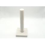 White Stone Paper Towel Holder , Marble Paper Towel Stand Square Base