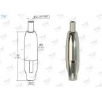 Φ 9 *32 Mm Lock Cable Grippers Brass Plated Material For 1.5 Mm Steel Wire for sale