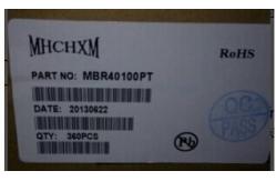 China NPN PNP Transistors MBR40100PT TO-247 40.0 AMPS. Schottky Barrier Rectifiers supplier