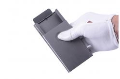China Snappy Metal Business Card Case Rectangle Shape supplier