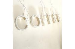 China Coffee Shop Led Light Channel Letter Sign 6500K Screw Mount supplier