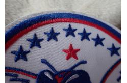 China 3D Washable Custom Embroidery Heat Transfer Patch For Ski-Wear supplier