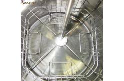 China Metal Stands SS Honey Extractor Manual Honey Processing Machine 4 Frames supplier