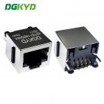 180 Degree Vertical Interface RJ45 Connector Without Light Strip Shielding Network Port Socket DGKYD52TE1188GWA1DY1 for sale