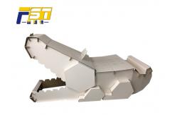 China Glossy lamination Corrugated Paper Furniture Display With Animals Custom Structure supplier