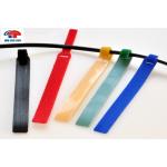 Reusable Nylon Adjustable double sided hook loop Cable Ties , self locking for sale