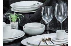 China OEM ODM Available Thick 16Pc 20Pc Ceramic Dinnerware Set supplier