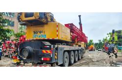 China SA NY 130 Tons Mobile Crane Folding Design 7 Boom Section 4 Axles supplier