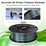 Customization  PLA Plus 3D Printer Filament Toughness Enhanced Blackish Green 1000g