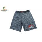 Colorful Sublimated Printed Board Shorts Custom Microfiber Fabric Wave Stripe for sale