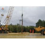 Powerful Vibroflot Drive Pile Machine Vibro Pile Foundation Environmental Friendly for sale