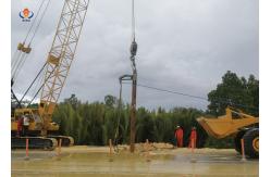 China Powerful Vibroflot Drive Pile Machine Vibro Pile Foundation Environmental Friendly supplier