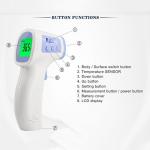 Fever Infrared Forehead Body Non Contact LCD Digital Thermometer for sale